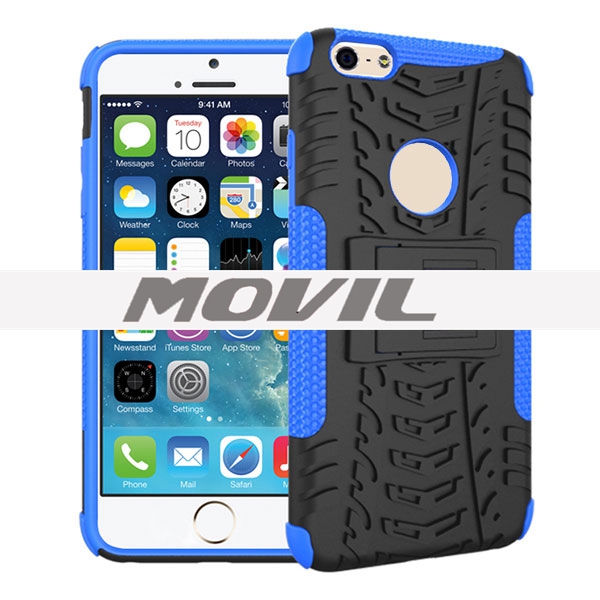 NP-1902 2 en 1 funda para iPhone 6 plus con soporte-6